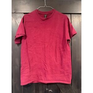Gildan Faith Over Fear Psalms 118:6 Graphic T-Shirt Maroon Mens Medium